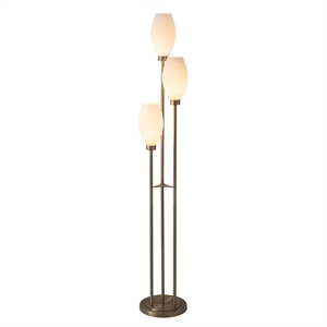 NOVA of California WILLOWS ACCENT FLOOR LAMP WEATHERED BRASS