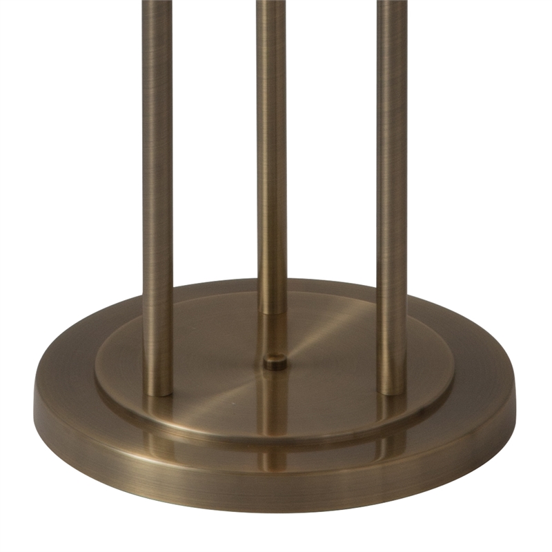 NOVA of California WILLOWS ACCENT FLOOR LAMP WEATHERED BRASS