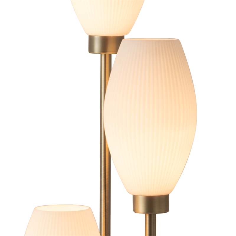 NOVA of California WILLOWS ACCENT FLOOR LAMP WEATHERED BRASS