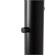 Lodi 1-Light Arc Floor Lamp - Black Walnut Gold Leaf Marble Base Dimmer