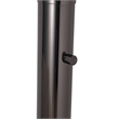 Bloom 5-Light Arc Floor Lamp in Black Nickel with Black Marble Base