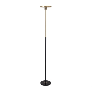 Redondo Torchiere Floor Lamp - Matte Black Dimmer Switch