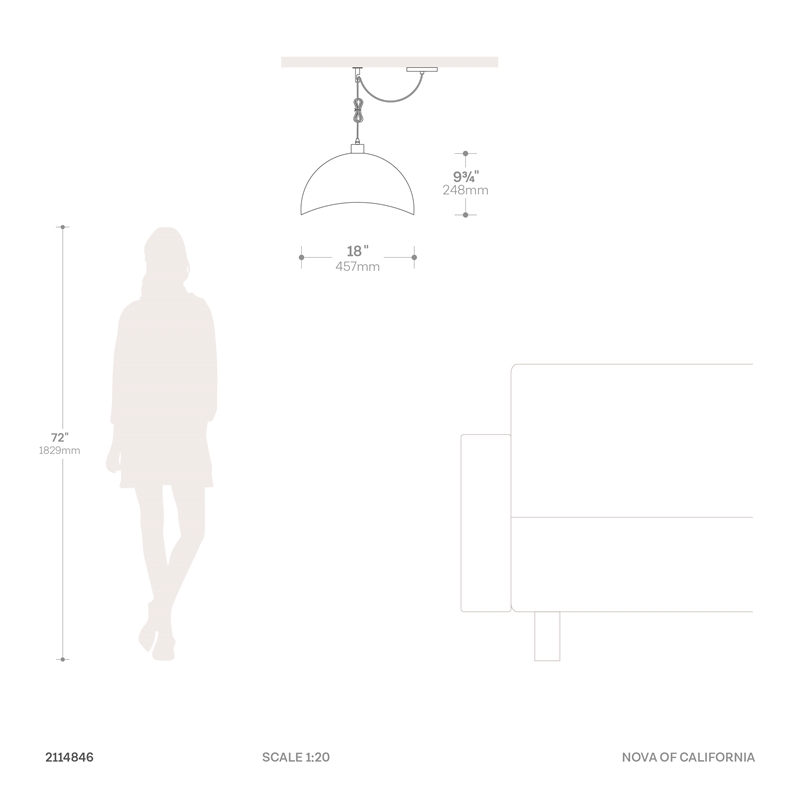 Luna Bella Pendant Satin Nickel/White-Luna Bella Leaf Shade Satin Nickel