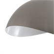 Iconic Arc Lamp - Satin Nickel Black Marble Base Luna Bella Satin Nickel Shade