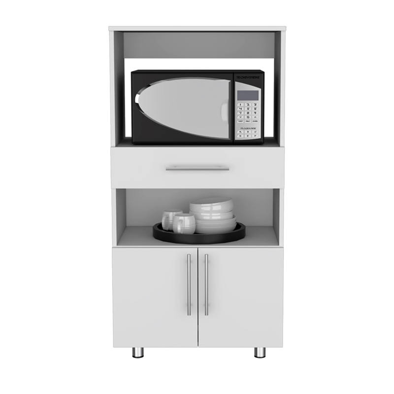 Glen Engineered Wood Pantry Engineered Wood White