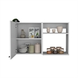 Burwood Wall Cabinet Engineered Wood White