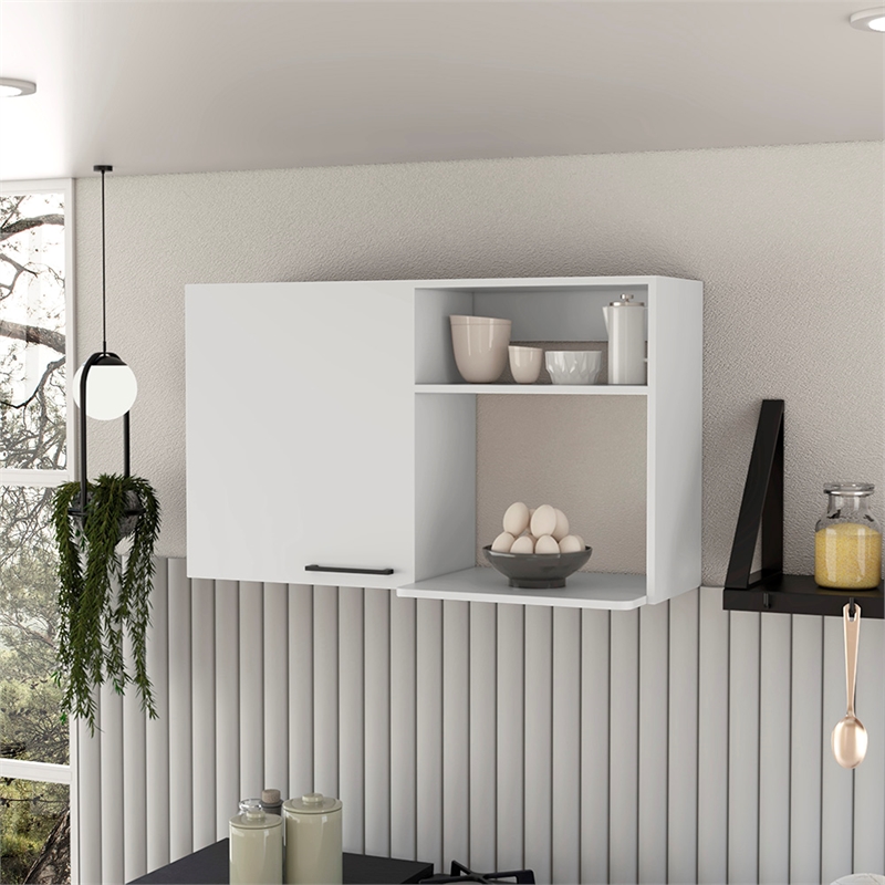 Burwood Wall Cabinet Engineered Wood White