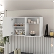 Burwood Wall Cabinet Engineered Wood White
