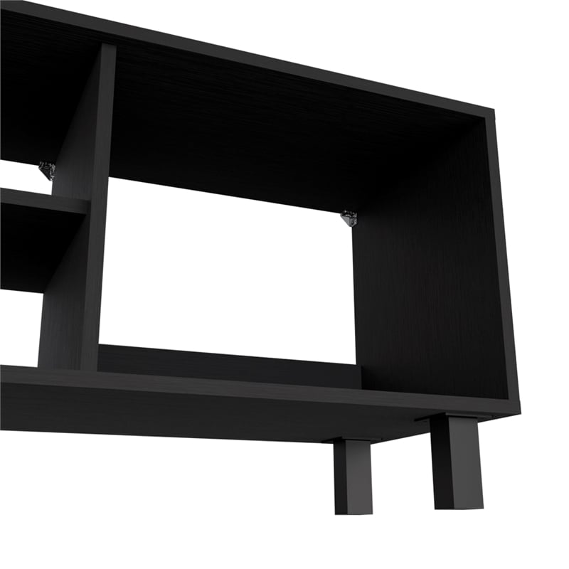 Millville Set Engineered Wood Black