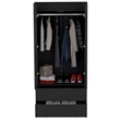 Closher Armoire Engineered Wood Black