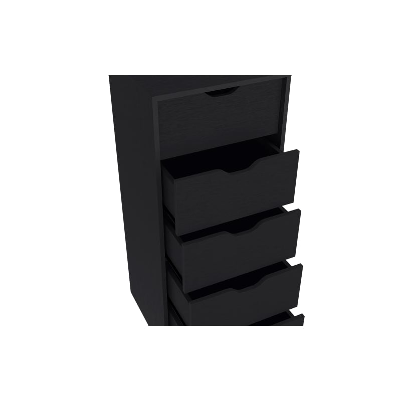 Kamran Dresser Engineered Wood Black
