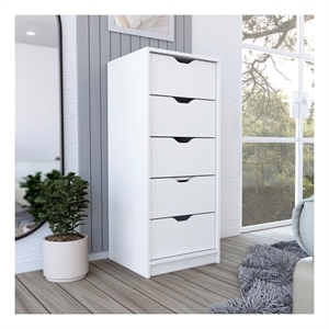 Kamran Dresser Engineered Wood White