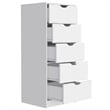 Kamran Dresser Engineered Wood White