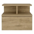 Flopini Floating Nightstand Engineered Wood Macadamia