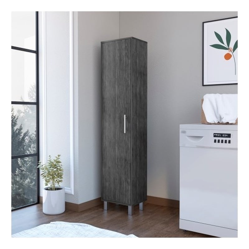 Buccan Storage Cabinet Engineered Wood Smoky Oak