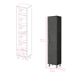 Buccan Storage Cabinet Engineered Wood Smoky Oak