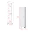 Buccan Storage Cabinet Engineered Wood White