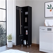 Buccan Storage Cabinet Engineered Wood Black