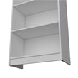 Benzoni  Bookcase 4-Shelves Engineered Wood White