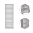 Benzoni  Bookcase 4-Shelves Engineered Wood White