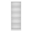 Benzoni  Bookcase 4-Shelves Engineered Wood White