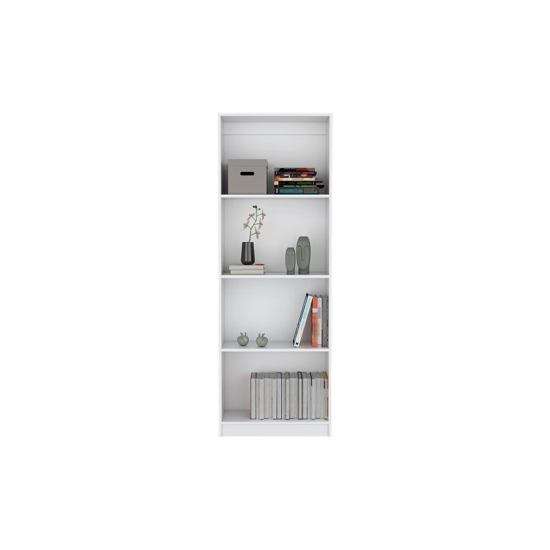 Benzoni Bookcase Engineered Wood White