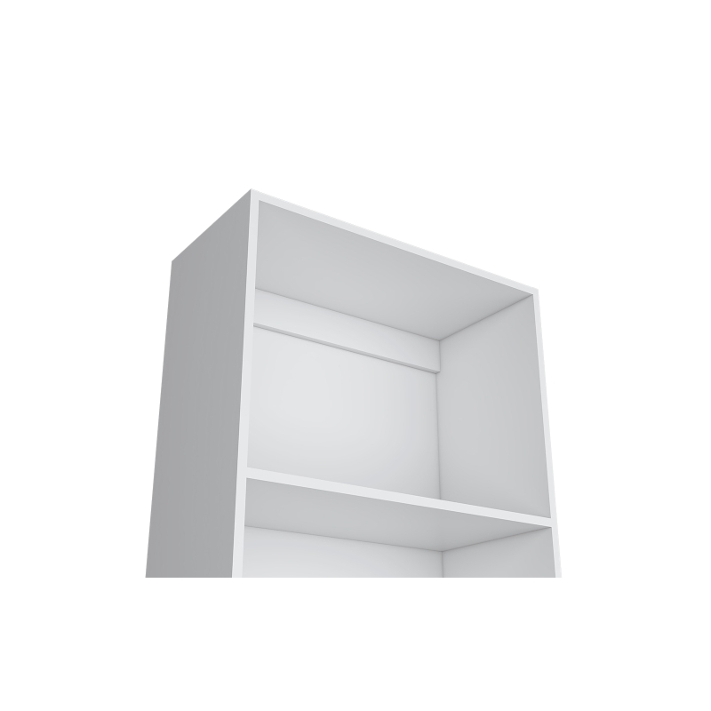 Benzoni Bookcase Engineered Wood White