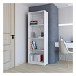 Benzoni Bookcase Engineered Wood White