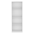 Benzoni Bookcase Engineered Wood White