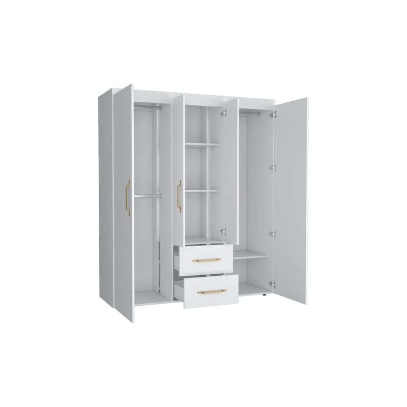 Elma Armoire Engineered Wood White