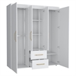 Elma Armoire Engineered Wood White
