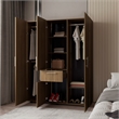 Armoire Elma Eco Engineered Wood  Macadamia
