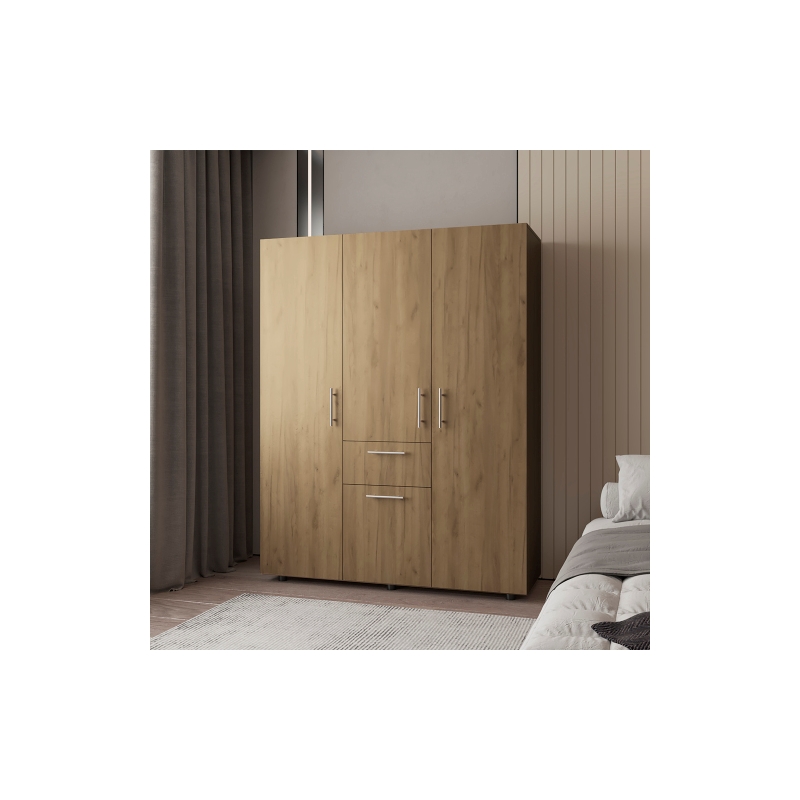 Armoire Elma Eco Engineered Wood  Macadamia