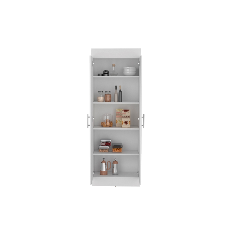 Clinton Pantry Cabinet Engineered Wood White
