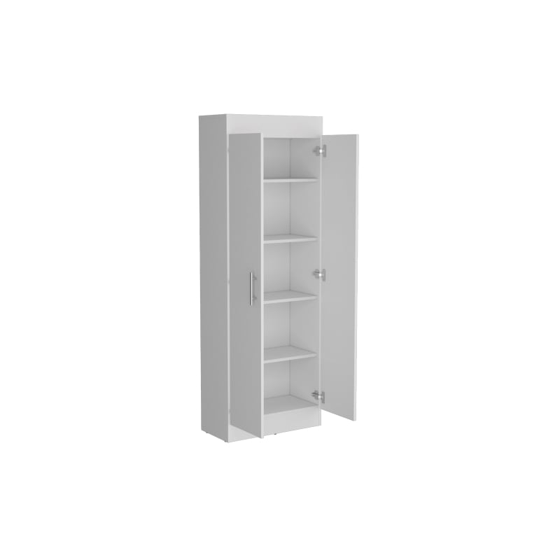 Clinton Pantry Cabinet Engineered Wood White
