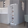 Clinton Pantry Cabinet Engineered Wood White