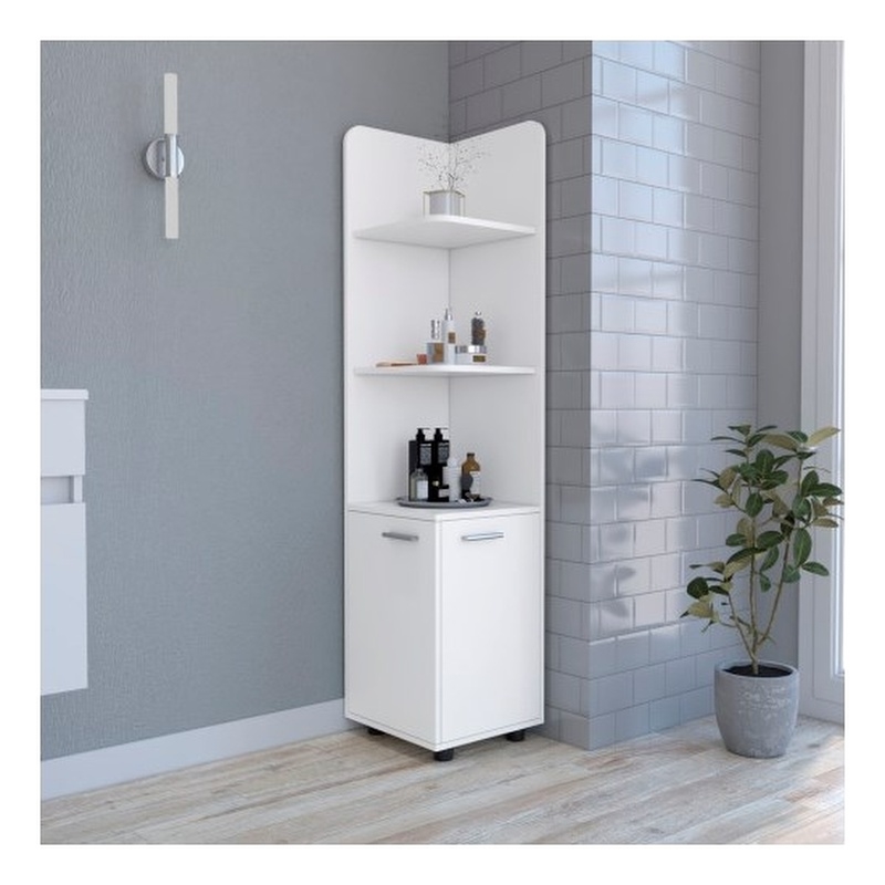Kairatu Freestanding Cabinet Engineered Wood White