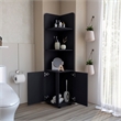 Kairatu Freestanding Cabinet Engineered Wood Black