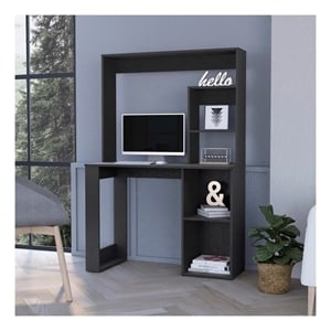 Ryndon Desk Engineered Wood Black