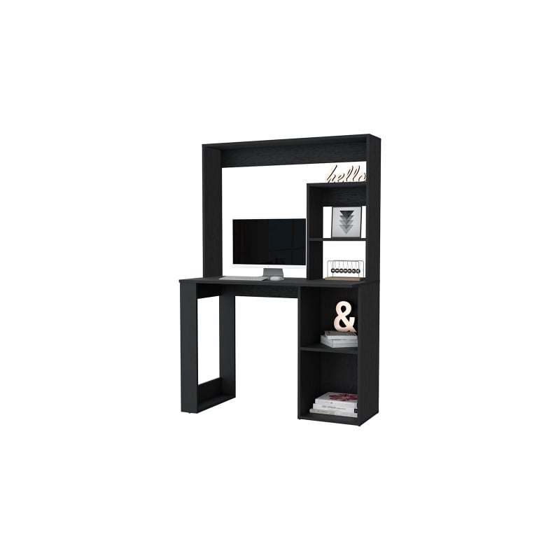 Ryndon Desk Engineered Wood Black