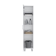 Molekeede Storage Cabinet Engineered Wood White