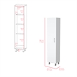 Molekeede Storage Cabinet Engineered Wood White