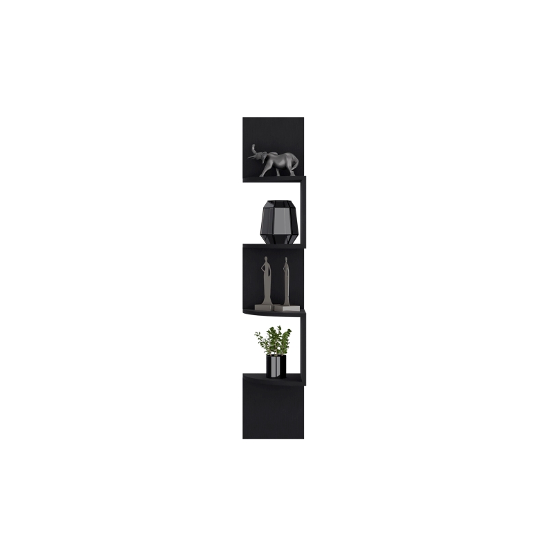 Crestone Shelf Engineered Wood Black