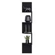Crestone Shelf Engineered Wood Black