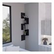Crestone Shelf Engineered Wood Black