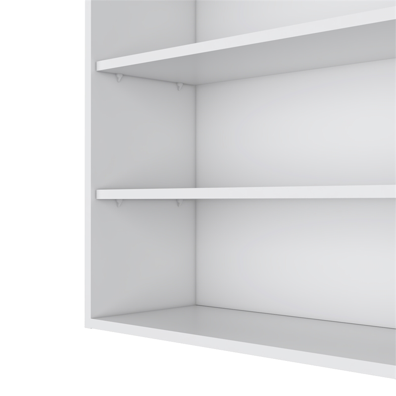 Meeker Floating Shelf Engineered Wood White