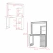 Desk Ryndon Engineered Wood White