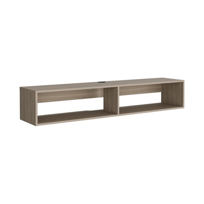 Floating Tv Stand Moore Engineered Wood Light Oak