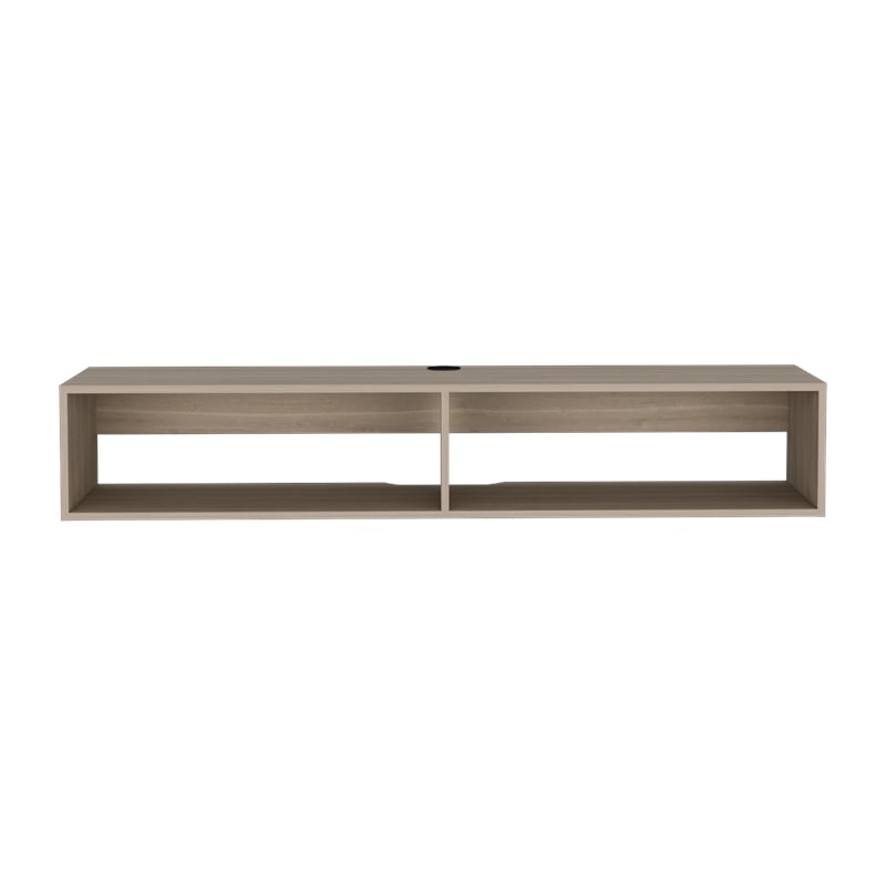 Floating Tv Stand Moore Engineered Wood Light Oak