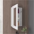 Sanford Medicine Cabinet Engineered Wood White
